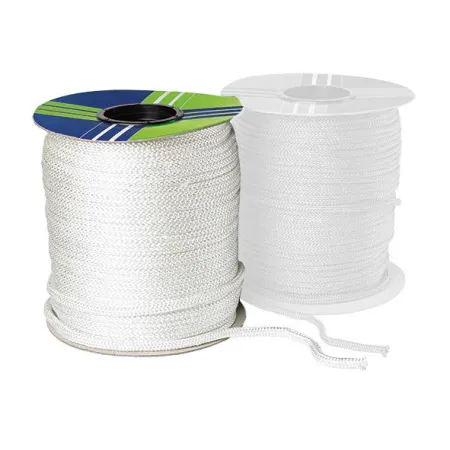 Tresse de Verre Tricotée Blanche - Au mètre linéaire
